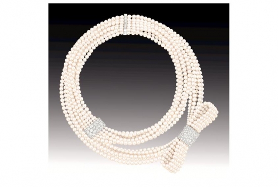 Collier White Tie FD tn